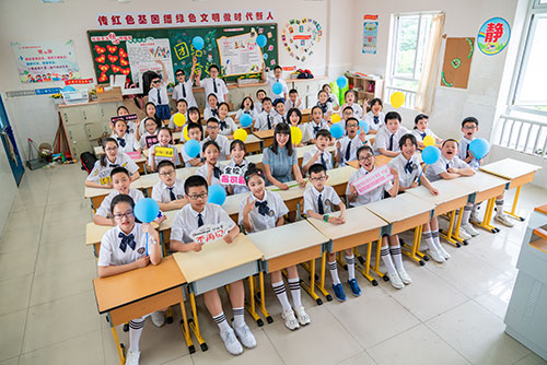 溧水小学生毕业季集体照拍摄